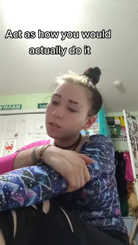 It's bad that I actually  Act like this in school Because I hate people