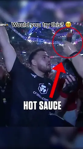 #TaiTuivasa #shoey #UFC #sportstiktok #hotsauce #ufcorlando