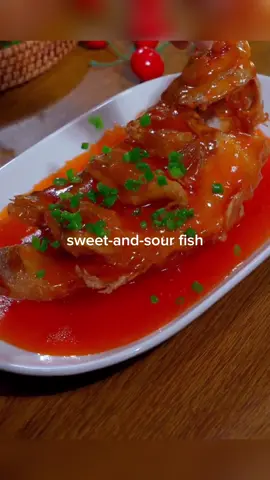 How may you cook the fish?Try this sweet-and-sour fish🐟 #fish #chinesefood #homecooking #Foodie #food #Recipe #fried #yummy #delicious 