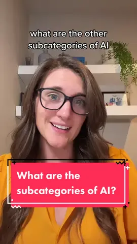 What are the different subsets of technology under the term AI?  Machine Learning, Deep Learning, Natural Language processing, robotics, computer vision and speech recognition.  Here is the original video mentioned What are AI & ML and is there a difference? @transformationprincess  #digitaltransformation #ai #artificalintelligence