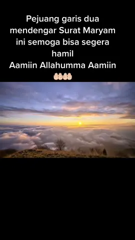 Assalamualaikum bunda-bunda pejuang garis dua….. Yuk kita dengarkan dan kita amalkan surat maryam ini Semoga kita semua segera hamil diberikan kepercayaan oleh Allah untuk mengandung, aamiin 🤲🏻🤲🏻 Semangat bunda 😇  #pejuanggarisdua #pejuanggaris2 #pejuanghamil #ikhtiarhamil #progaramhamil #ikhtiarpejuangpromil #sholawatpromil #suratmaryam #suratmaryammerdu 