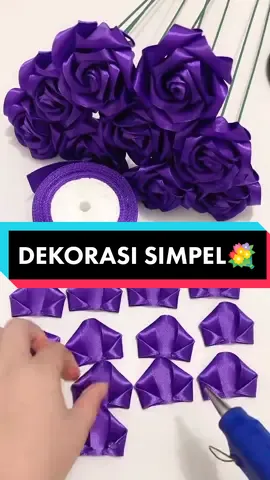 Tutorial buat dekorasi bunga dari pita BetterHome nih guys!🥰😍💐#bouquettutorial #ribbon #pita #flowerwrapping #dekorasikamar