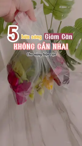 Cùng chuẩn bị túi zip đựng nhaaaa #nogahealthy #healthylifestyle #fypシ #master2022bytiktok #xuhuong #giamcan #smoothie #sinhto #LearnOnTikTok #homnayangi 