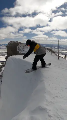 It was all ice 😂 #prosnowboarder #pro #snowboarding #snowboard #ski #skiing #skitok #snowboardtalk #jackson 