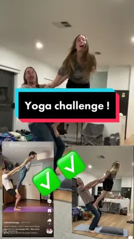 Daddy daughter Xtreme yoga challenge !! Trained professionals do not try this at home 😊 #yogachallenge #dadsoftiktok #fyp #daddydaughter #twopersonyoga #beginners #funny