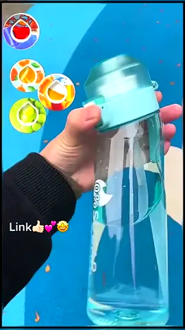 Super large upgrade water bottle without BPA Tritan 650 ml, with Flavor Pod Flavor, 0 sugar, 0 sugar, 0 calories #TikTokShop   #foryoupage