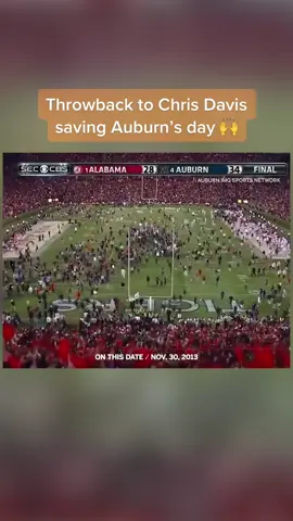 The words “Kick Six” were engraved into Iron Bowl history 🙌 #auburn #kicksix #CollegeFootball #gamewinner #ironbowl