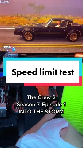 🚨Challenge 🚨 no crash full send 🔥 SPEED LIMIT TEST 🔥 on @thecrewgame  #racewithoutrules #thecrewgame #intothestorm #racinggames #ad 