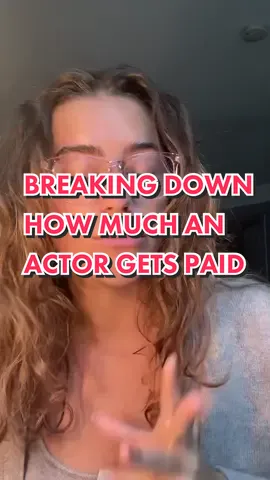 Breaking down how much an actor gets paid #greenscreen #foryou #fyp #toronto #canada #toronto #actress #acting #money #actors #advice #film #tv 