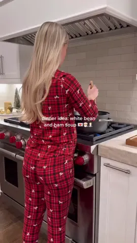 one of my favorite soups I make every year in memory of my mom 🎄🎅🏼  she was the best cook 🥲 #DinnerIdeas #EasyRecipe #easydinner #whitebeansoup #soup #souprecipe #cooking #kitchendesign #holidaytiktok #holidayvibes #ripmom #christmas #dinneridea #soupseason 