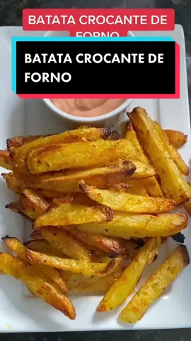 BATATA CROCANTE DE FORNO #batatafrita #batatanoforno #copadomundo2022 #receitascopadomundo #petiscoscopa 
