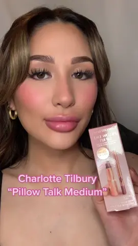 @charlottetilbury shade “pillow tall medium” 😚 #charlottetilbury #pillowtalkmedium #lipstick #lipliner #makeup 
