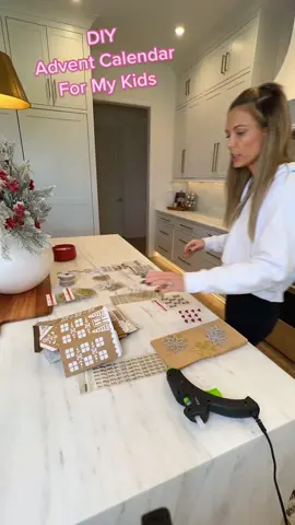 This was so fun to make and the kids are super excited #fyp #diyproject #diychristmas #foryoupage #christmasdesign #diychristmasdecor #adventcalendar #december #fyf 