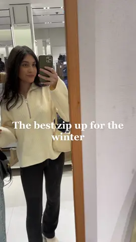 Could wear this everyday!!!! #zipup #winter #winterfashion #hm #trending #holidaytiktok #OOTD #sweater 