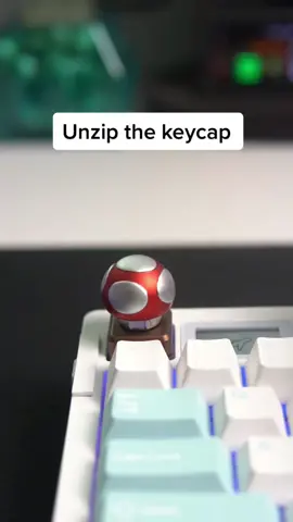 Do you have any unzip the keycap?#coolgadgets #tiktokmademebuyit #usonly #desksetup #keyboard #unzip 