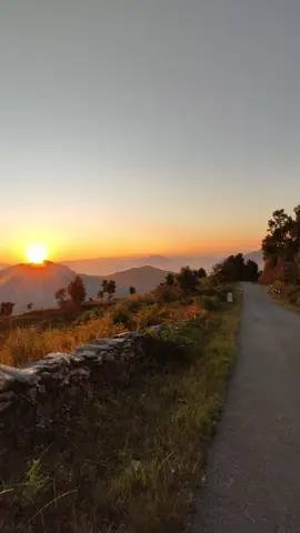 #sunset #siranchok_gorkha  #5GR #wintervibes  #fyp 