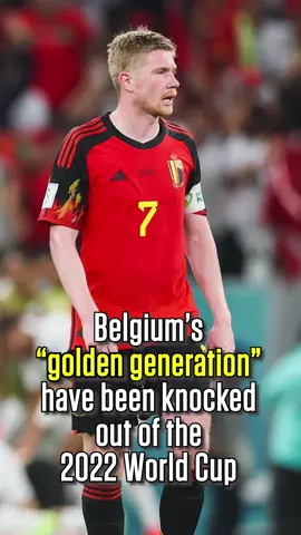 Is this the end for the golden generation? 💔 #belgium #worldcup #worldcup2022 #qatar2022 #debruyne #lukaku 
