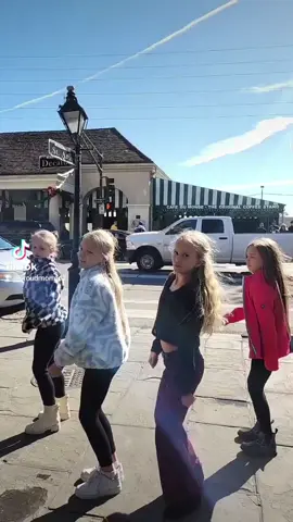 Khloe and her friends having fun in the French Quarter!  We are in town for a dance competition and these girls are so excited! #wednesdayaddams #dancetok #competitivedancer #fyp #TwiggySmalls #viral 