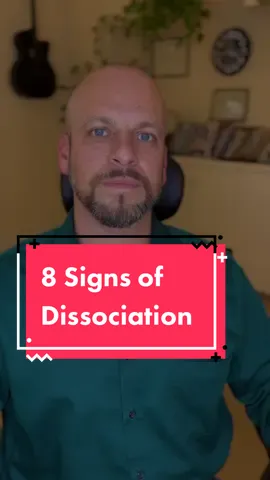 8 Signs of Dissociation #dissociation #dissociative #MentalHealth #MentalHealthAwareness #mentalhealthmatters #freezeresponse #shuttingdown 