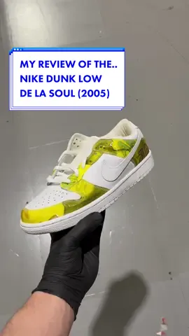 MY REVIEW OF THE NIKE DUNK LOW DE LA SOUL (2005) #delasoul #fyp #sneakercollection #sneakerhead #unboxing #nike #nikedunklow #nikesbdunklow #2005 
