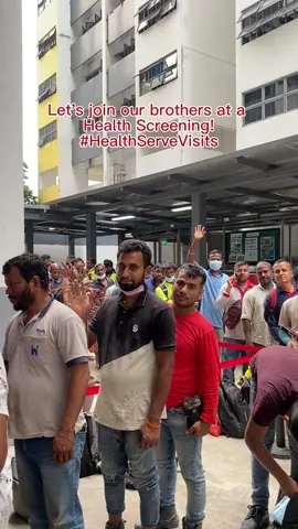 Curious to know what goes on at HealthServe's regular health screenings for our migrant brothers? 🤔  Here's a sneak peek of what we were up to at our most recent engagement at Westlite Mandai dormitory! Special thanks to our volunteers from @Singapore Red Cross and Baker McKenzie for sponsoring fruits and vitamins for our brothers 🍏  Let's enable our brothers to stay in good health!  #HealthServeVisits