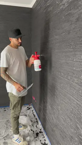 Kalkspachtel Technik Dark Bark 🪵 #malermeister #handwerk #passion #artist #stencil #decor #art #bark #dark #black #kalk #wall #walldecor #walldesign #creator #viral #handmade #decoration #Love #spachteltechnik #content #maler #craft #Home #renovation #painter #master #interiordesign #follow #new 