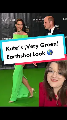 #KateMiddleton twinned with the green carpet at the #EarthshotPrize ceremony tonight 🌎 what are your thoughts on this look? 👑 #royalfamily #royalfashion #royalfashionqueen #princeandprincessofwales #princessofwales #princessdiana #royaltea #royalstyle #katemiddletonstyle  