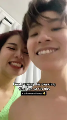 AI filter exposing us 🥲 #couplegoals #aitrend 