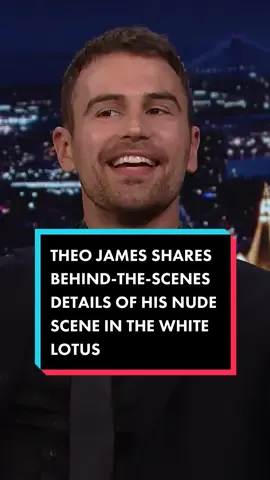 #TheoJames shares behind-the-scenes details of his nude scene in #TheWhiteLotus 👀 #FallonTonight 