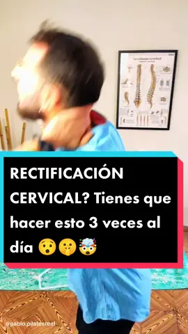 Rectificación cervical? Haz esto treinta segundos tres veces al día Muchas son las veces que la antepulsión de la cabeza provoca la rectificación cervical Cuando esto ocurre coma tu musculatura suboccipital se encuentra en una constante tensión. Con este ejercicio de liberación como liberarás de tensiones a tu musculatura suboccipital notando así un alivio en el acto Compártelo con quien creas que puede necesitarlo y recuerda que puedes eliminar tu dolor conmigo a través del enlace que encontrarás en mí bio #pablopilatesreal #dolordecuello #rectificacioncervical #dolorcervical #Fitness #entrenamientoencasa