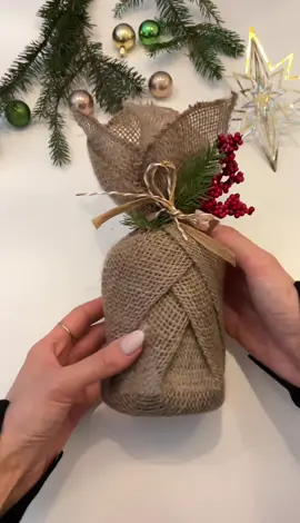 🥂✨ #gift #wrap #christmas #advent #DIY 