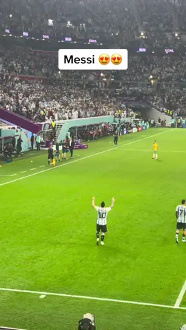 Fan view of Lionel Messi’s goal against Australia #Messi #Worldcup2022 #Qatar2022 #Aregentina #Australia 
