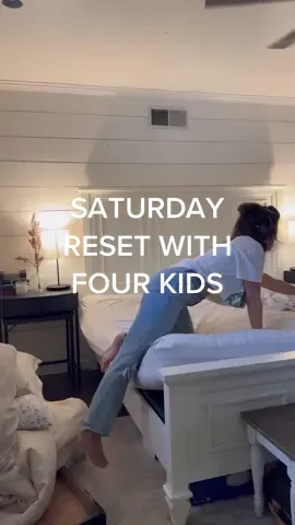 There is nothing better than fresh sheets when you get in bed at night🫶🏼🫶🏼🫶🏼  #motherhoodunfiltered #motherhoodunplugged #momlifebelike #saturdayreset #cleaningroutine #saturdayroutine #millennialmom #cleanroutine 