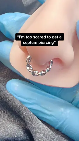 Can’t get a septum piercing? 😩 #piercings #septumjewelry #septumfake #bodyjewelry 