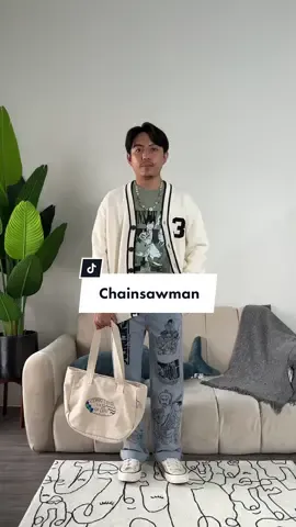 GRWM edisi wibu 👻 kaosnya bisa diorder yah…. #grwm #oversizedshirt #outfitideas #OOTD #fashiontiktok #chainsawman #wibu 