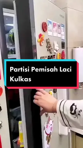 Yuk cek keranjang kuning 👆🏻 #fyp #rak #kulkas #pemisahkulkas #pemisahlacikulkas #rakgrid #partisi 