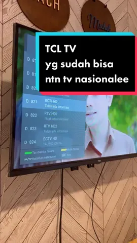 tv tcl 1 jutaan ku sudah terboektik yaa bs buat ntn tv nasional ok! hahaha best deal bgt sih menurut ku 