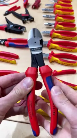 Did you know the 74 12 180 High Leverage Diagonal Cutters have an opening spring which can be to activated on and off when required? #knipex #tools