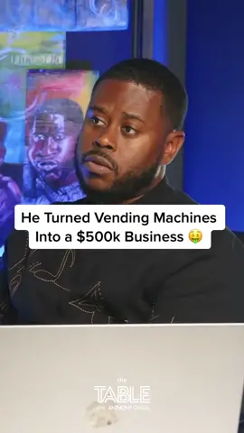 Customer service and personality ✅  #AnthonyONeal #VendingMachine #BlackWealth #TheTable 