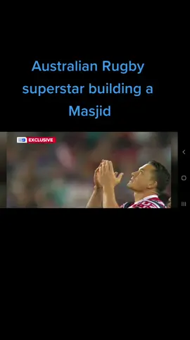 Australian sports superstar building a Masjid   #Fitness #islam #spirituality #mantalk #masculinity #socialpsychology #badboys #education #politics #advice #talk #boxing #music #MentalHealth #health #wellbeing #sport #money #mentoring #positive #FYP #foryoupage #england #australia #sonnybwilliams 