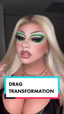 Let’s have a transformation 👀💚  #maletofemale #dragqueen #dragqueenmakeup #dragmakeup #dragqueentransformation #boytogirl #boytogirltransformation #fyp #foryou 