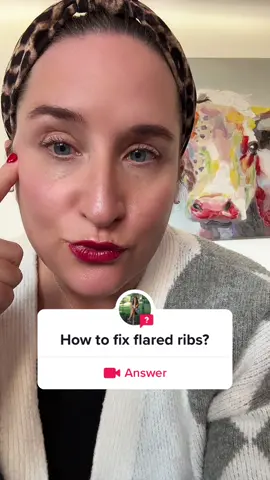 #question from @drwendy_physicaltherapy how do you fix flared ribs? #ribflarecorrection #ribflares #ribflare #ribpaintreatment #posturecorrection #physicaltherapyathome is sucking in hurting me? What does Rib flare look like? How to have better posture? How to have a flat stomach? How to stand? How to postpartum? 