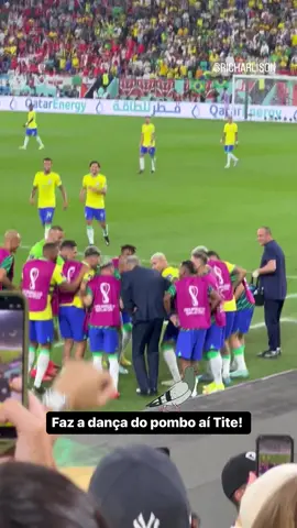 Faz a dança do POMBO aí Tite! 🐦 #torcidatiktok #sportnews #richarlison 