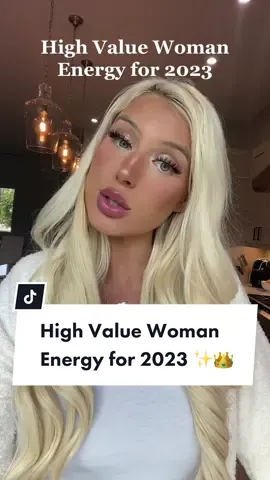 High Value Woman Energy for 2023 ✨👑#highvaluewomentiktok #richwomanvibes #highvibetribe 