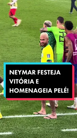 SERINIDADE E CONFIANÇA! NEYMAR VOLTOU COM TUDO. Ele está à vontade no Qatar! Jogou muito e comandou a homenagem ao Pelé! #brasil #neymar #neymarjr #seleção