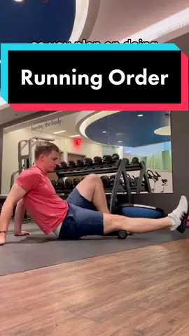 The right order can make all the difference! Did you guess the correct order? #physicaltherapy #runnerthings #runnerslife 