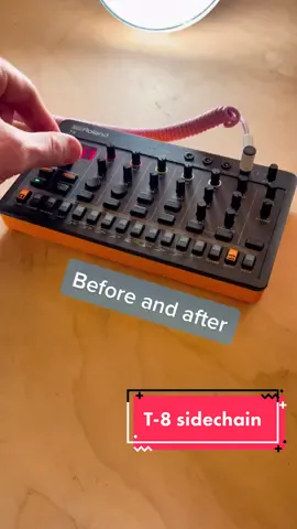 Roland T-8 + side chain compression #roland #drummachine #synthtok #dawless #moogaudio @Roland 