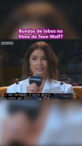 Shelley Hennig contando sobre a melhor parte de ter feito o filme de Teen Wolf 🥰✨ #TeenWolf #CCXP #ShelleyHennig #Series #Interview 
