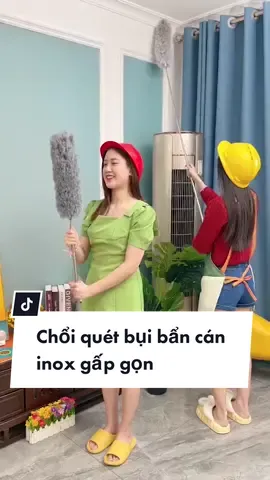 Chổi quét bụi bẩn cán inox gấp gọn - #hottrend #giadungthongminh #thinhhanh #review 