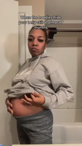 I Just Got Alil Pouch🤭💙 #fyp #25weekspregnant🤰 